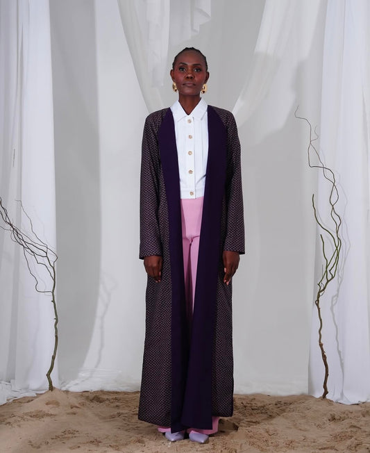 Liberty printed abaya