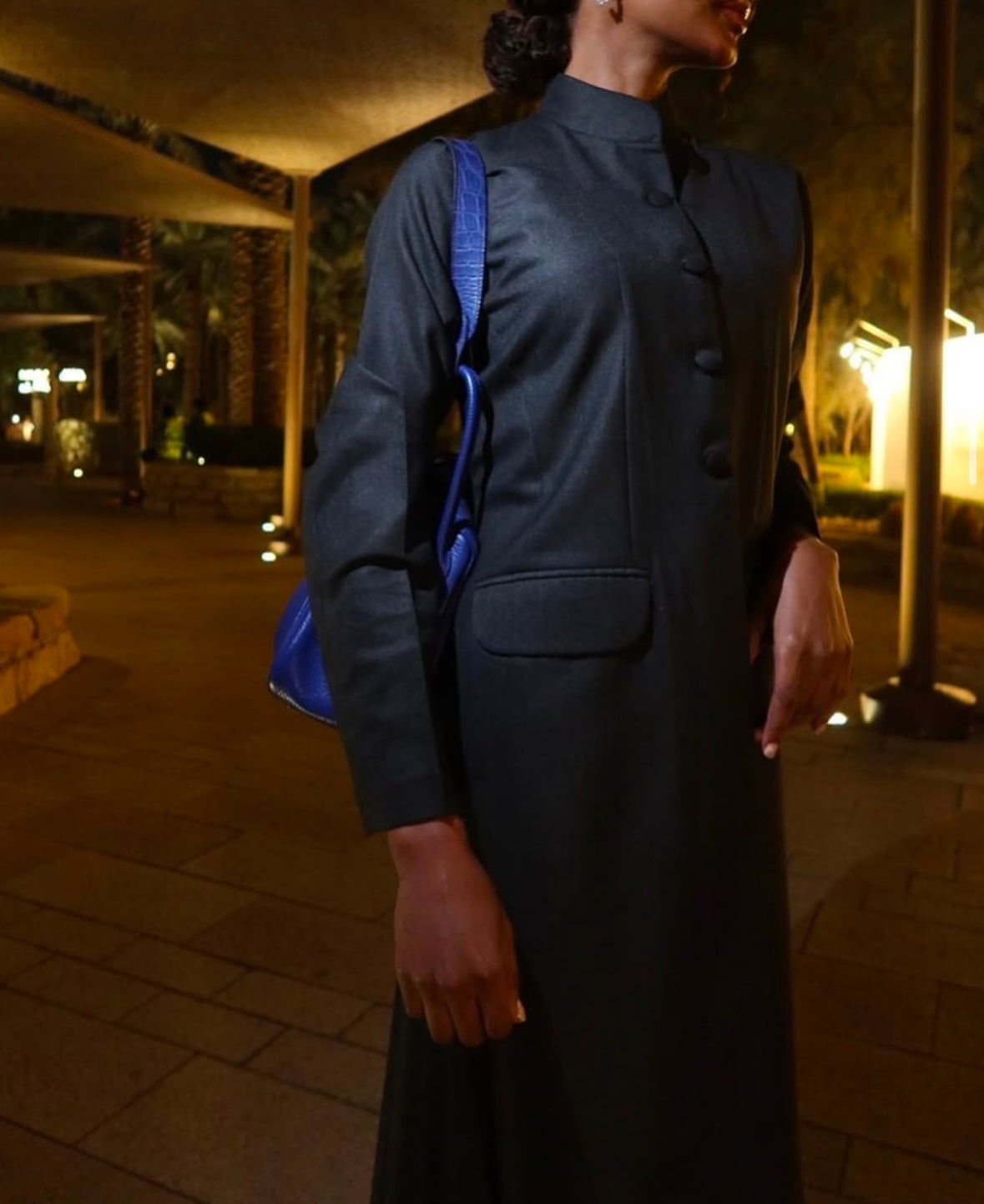 Classic trench abaya